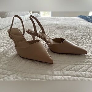Aldo kitten heel sling backs